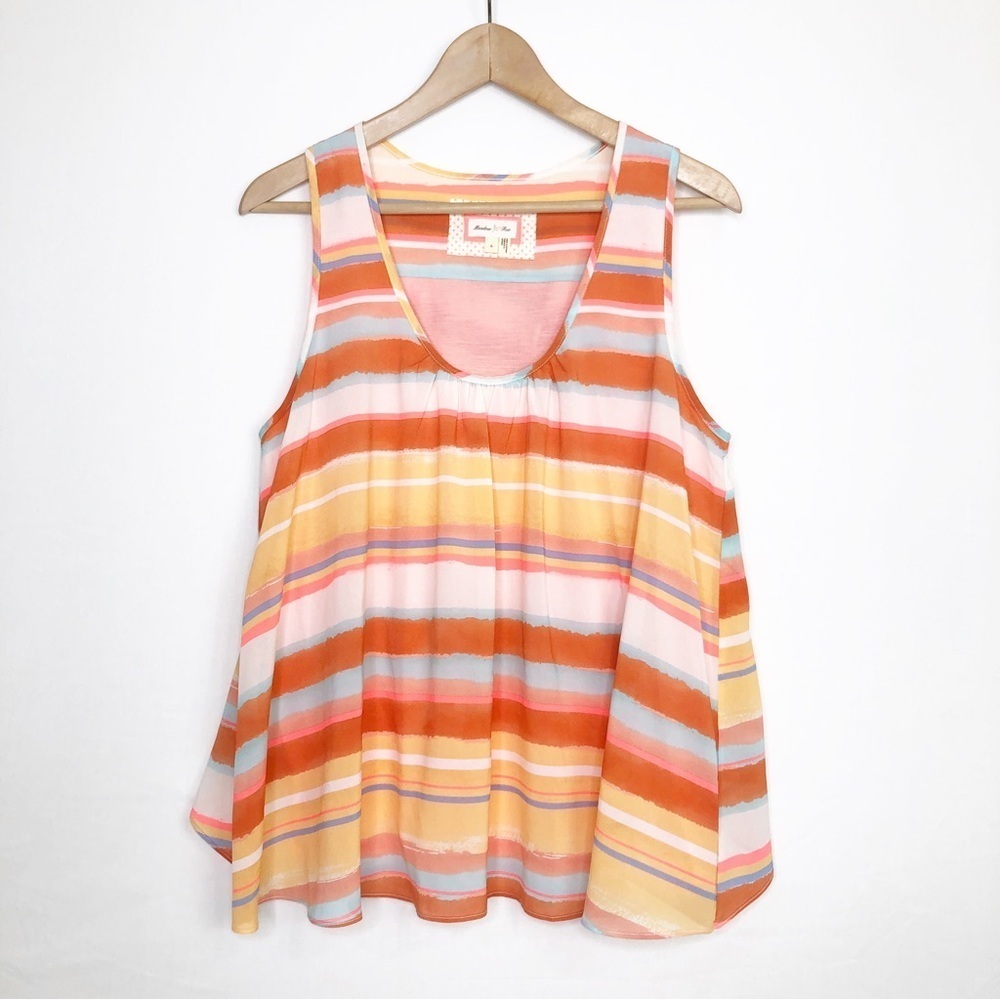 Meadow Rue Merlon split back, overlay blouse - Picture 2 of 12